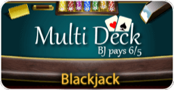 Multi Hand 6/5 BJ 6 Decks